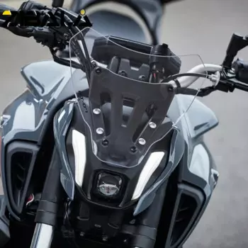 2024 New Motorcycle Accessories FOR YAMAHA MT-07 2021-2023 MT07 Screen Visor Windscreen Windshield Flyscreen Deflector Bracket