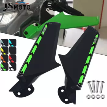 2024 NEW Motorcycle Parts CNC Rearview Mirror Modified Fixed Wind Wing Rearview Mirror For NINJA 400 Ninja400 ninja 2018-2024