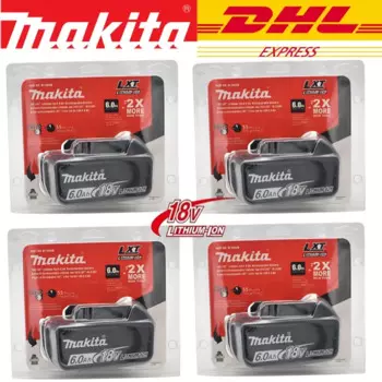 2024 New Original Makita 18v Battery 6.0Ah for Makita BL1830 BL1830B BL1840 BL1840B BL1850 BL1850B Power Tools Lithium Batteries
