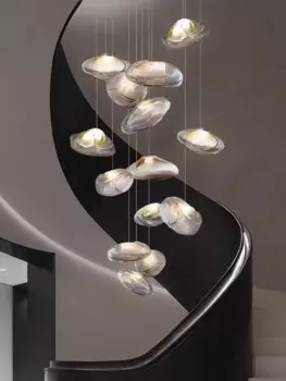 2024 New Trend PostModern Art Deco Glass Clouds Chandeliers Elegant Lustre LED Main Lamps Freely Combined Lights For Living Room