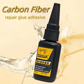 2024 New UV Glue Carbon Fiber Repair Adhesive 25ML Fast Drying Strong For Helmet Car Fibre Housing Fishing Rod Transparent Glue