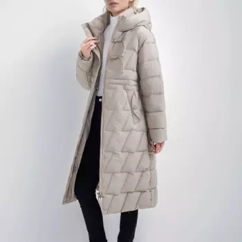 2024, новая зимняя женская куртка, теплые парки, женское утепленное пуховое пальто, парка с хлопковой подкладкой, длинная верхняя одежда с капюшоном, свободная женская зимняя куртка