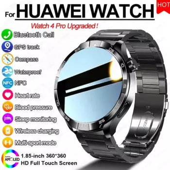 2024 Новые 1,85 "Ультра HD Bluetooth Call Смарт-часы Мужчины GPS Track 410 мАч Батарея 400 + циферблат Водонепроницаемые умные часы для Huawei Xiaomi