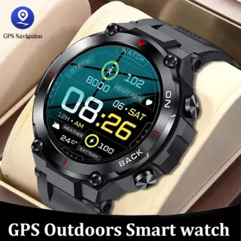 2024 Новые GPS Смарт-часы Спортивный Фитнес-Браслет Напоминание о вызове Сердечный ритм IP68 Водонепроницаемые Смарт-часы для мужчин Android IOS Часы