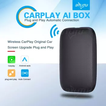 BYLITU Android Ai Box проводной к беспроводному адаптеру CarPlay беспроводной Android авто ключ для универсального автомобильного мультимедийного видеоплеера