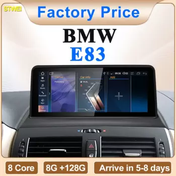 2024 Новая система ID6 ID7 ID8 UI Android Беспроводная система Carplay AUTO для BMW X3 E83 2005 2007 2008 GPS Автомобильные видеоплееры GPS-навигация