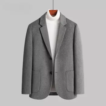 2024, новый облегающий классический костюм с двумя пуговицами для молодых мужчин, повседневный однотонный костюм в корейском стиле, костюм жениха, платье