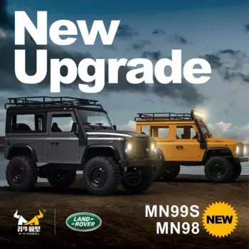 2024 новый обновленный полноразмерный Радиоуправляемый автомобиль Mn99s2 4x4, обновленный шасси, фотопанель, пульт дистанционного управления, автомобиль, игрушки