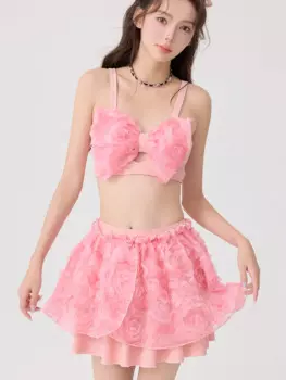 2024 новый тренд Perty прекрасный комплект бикини для женщин из двух частей Бабочка розовый Сказочный купальник пляжный праздничный женский купальник с открытой спиной