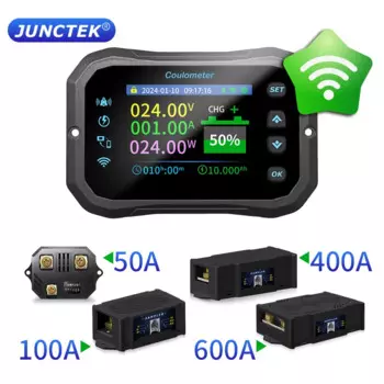 JUNCTEK Wi-Fi Кулономер KM140F