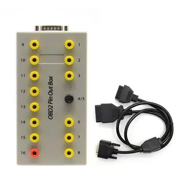 2024 OBDII OBD2 Breakout Box Автомобильный OBD 2-разрывной детектор протокола Автомобильный консервный тест-бокс Автомобильный разъем Автомобильный детектор