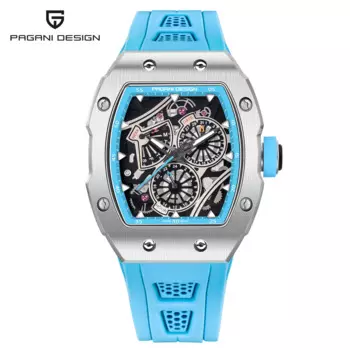 2024 PAGANI DESIGN 41 мм мужские кварцевые часы VH88 механизм сапфировое стекло нержавеющая сталь 50 м водонепроницаемые наручные часы PDYS012