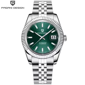 2024 PAGANI DESIGN Новые мужские механические часы NH35 42 мм с сапфировым стеклом Автоматические часы 100 м Водонепроницаемые мужские часы из нержавеющей стали