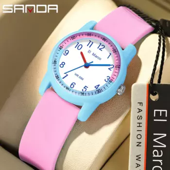 2024 Sanda высококачественные кварцевые повседневные мужские и женские многофункциональные водонепроницаемые ударопрочные часы 6701 G Стильные наручные часы