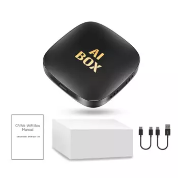 2024 Smart Mini Ai Box 2 + 32 ГБ Android 13 Поддержка Netflix YouTube Wireless CarPly Подходит для 99% автомобилей с проводным Carplay