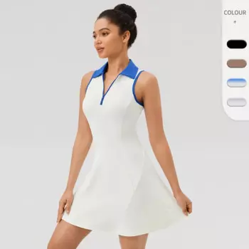 2024 теннисные платья, быстросохнущее дышащее Спортивное платье с заниженной талией для отдыха, бега, тренировок, фитнеса