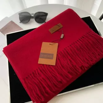 2024 Winter Cashmere Scarf Women Thick Warm Pashmina Shawls Wraps Solid Color Tassel Lady Blanket Hijab Luxury Scarves Mulher