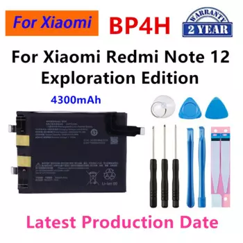 2024 years Brand New BP4H Replacement Battery For Xiaomi Redmi Note 12 Exploration Edition Mobile Phone Batteries Tools