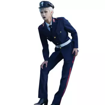 2024 женский костюм abbacchiо для косплея, костюм на Хэллоуин, карнавальные костюмы, Полицейская версия