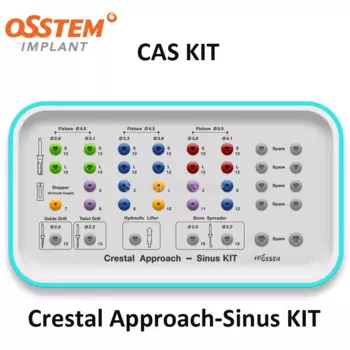 2025 аутентичный Osstem CAS OneCas OneGuide набор инструментов для стоматологических имплантов конусный набор инструментов LAS для лучшего выбора хирургии стоматологических имплантов