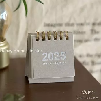 2025 Desk Calendar Kawaii Mini Calendar Books To Do List Daily Monthly Yearly Planner Time Manegement Desk Decorations