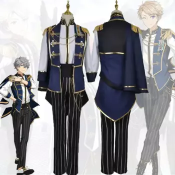 2025 Ensemble Stars Tsukinaga Leo Sakuma Ritsu Cosplay Costume Knights Uniform Suit Halloween Party Carnival Role Play for Adult
