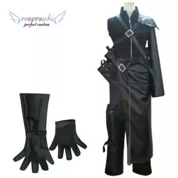 2025 Final Fantasy FF7 Cloud Strife Cosplay Outfit PU Leather Carnaval Costume Halloween Christmas Costume for Men and Women