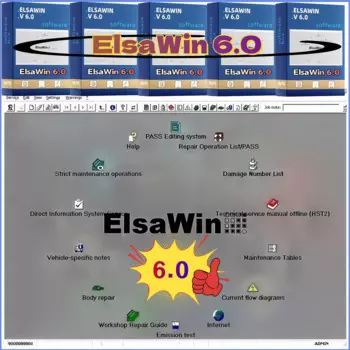 2025 Latest Version ElsaWin 6.0 Auto Repair Software: Precision-engineered for Ultimate Performance in Audi Repairs!