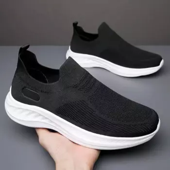 2025 Men's Summer Casual Shoes Soft Sole Breathable Mesh Sneakers New Comfortable Wear-resistant Slip-on Shoes Кроссовки Мужские