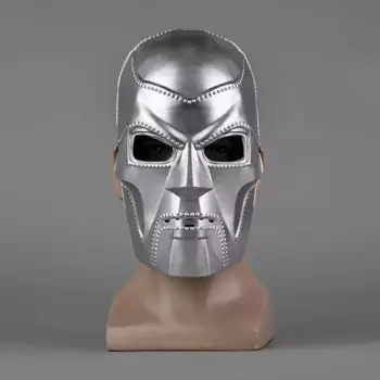 2025 Movie Doctor Doom Cosplay Costume Mask Adult Unisex Helmet Visor Plastic Masks Accessory Headgear Halloween Carnival Props