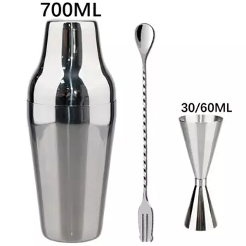 2025 New Cocktail Shaker Professional Stainless Steel Bartender Wine Cup Cocktail Mixer Martini Cocktail Shaker Bar Set