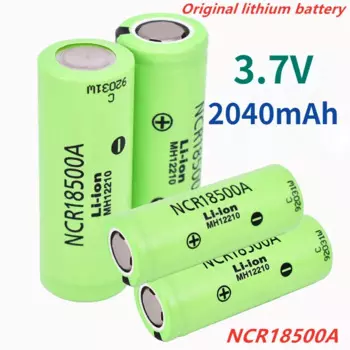 2025 new high quality18500 3.7V18500 2040mAh 100% Original For Panasonic NCR18500A 3.6Vbattery for toy flashlight flashlight etc