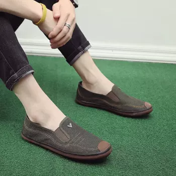 2025 New Men's Retro Casual Shoes Summer Lightweight Breathable Sneakers Comfortable Soft Sole Walking Shoes Кроссовки Мужские