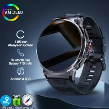 2025 New Sport Smart Watch Men 1.85 Inch HD Screen GPS Track 710 Mah Battery Bluetooth Call Smartwatch For Huawei Xiaomi