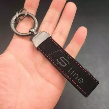 2025 Новый замшевый кожаный брелок для ключей автомобильный брелок для Audi A1 A2 A3 A4 A5 A6 A7 RS 3 4 5 6 7 Q2 Q3 Q5 Q7 Q8 TT S Line Брелок