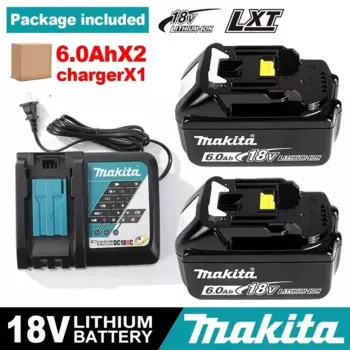 2025 Original/Genuine Makita 6Ah/5Ah/2Ah for Makita 18V Battery BL1860 BL1850B BL1850 BL1840 BL1830B Replacement Lithium Battery