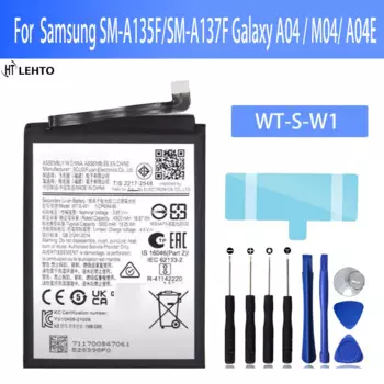2025 Years 100% WT-S-W1 Battery For Samsung SM-A135F/SM-A137F Galaxy A04 / M04/ A04E Phone Bateria