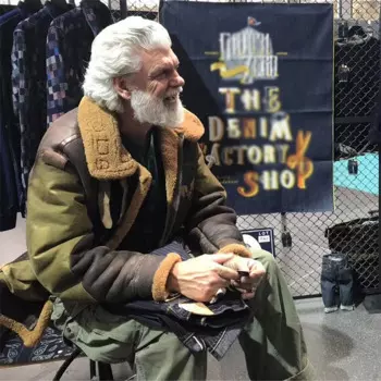 2040 Европейский Американский размер высокое качество супер теплая Натуральная овечья кожа с 18 унций парусина и Конская кожа B3 овчина меховая куртка-бомбер