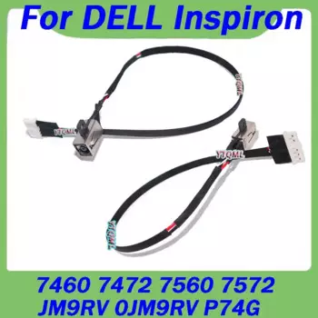 20-100 шт. 21 см 26 см для DELL Inspiron 7460 7472 7560 JM9RV 0JM9RV P74G разъем питания постоянного тока зарядный кабель проводной шнур соединитель