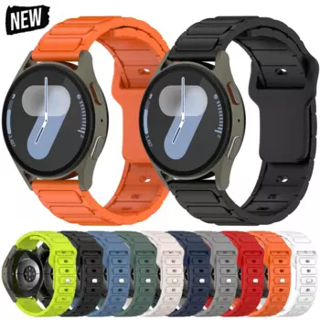 20 22mm Outdoor Silicone Bracelet For Samsung Galaxy Watch 7 6 5 4 Pro 40/44mm Band watch 6 4 Classic 47/43mm Strap Accessories