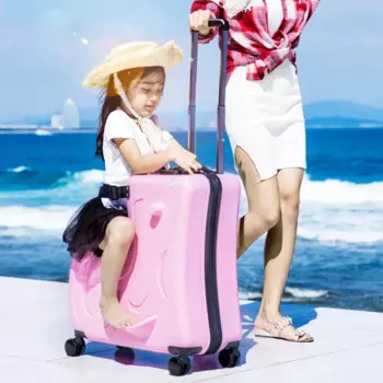 20/24 дюйма, детский чемодан на колесиках с героями мультфильмов, чемодан на колесах, студенческая многофункциональная тележка, детская дорожная сумка