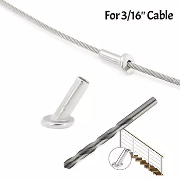 20/30/50/80 шт., конические защитные перчатки T316 для кабелей 5/32 дюйма, 3/16 дюйма