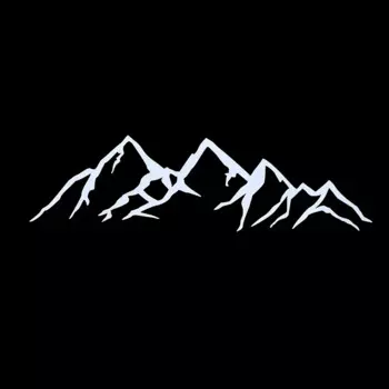 20,3 см горы серии автомобильные наклейки на окна крутые светоотражающие виниловые наклейки автомобильные аксессуары