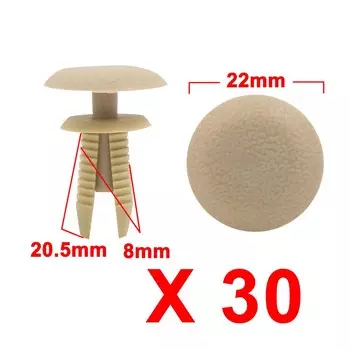 20/50/100 шт., Заклепки-клипсы для бампера