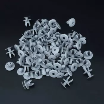 20/50 шт., автомобильные зажимы для подкладки зеркальной панели, серые пластиковые фиксаторы для VW Volkswagen T4 T5 Transporter Eurovan