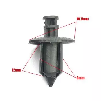 20/50 шт. универсальный автомобильный обтекатель, заклепки, крепежные зажимы для панели, 6 мм, 7 мм, 8 мм, пластиковый зажим для кнопок