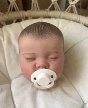 20-дюймовый комплект куклы Спящего ребенка ASHIA Bebe Reborn, реалистичные уже окрашенные детали куклы с тканевым корпусом, пустой комплект куклы с окрашенными волосами