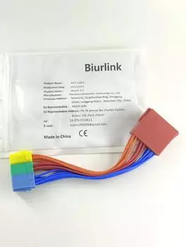 20-контактный радиоприемник MINI ISO, удлинитель, адаптер, кабель-распределитель для Volkswagen Audi Skoda