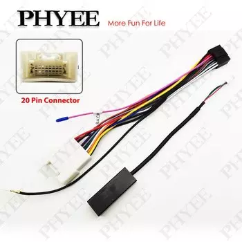 20-контактный жгут проводов, USB-адаптер для кабеля, автомобильные 16-контактные провода Android, Plug and Play, для Mitsubishi ASX Outlander Lancer Pajero