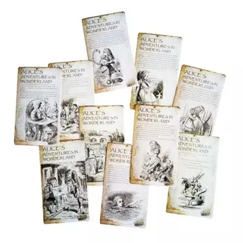 Набор открыток "Приключения Алисы в Стране Чудес", 20 шт., CBTstationery